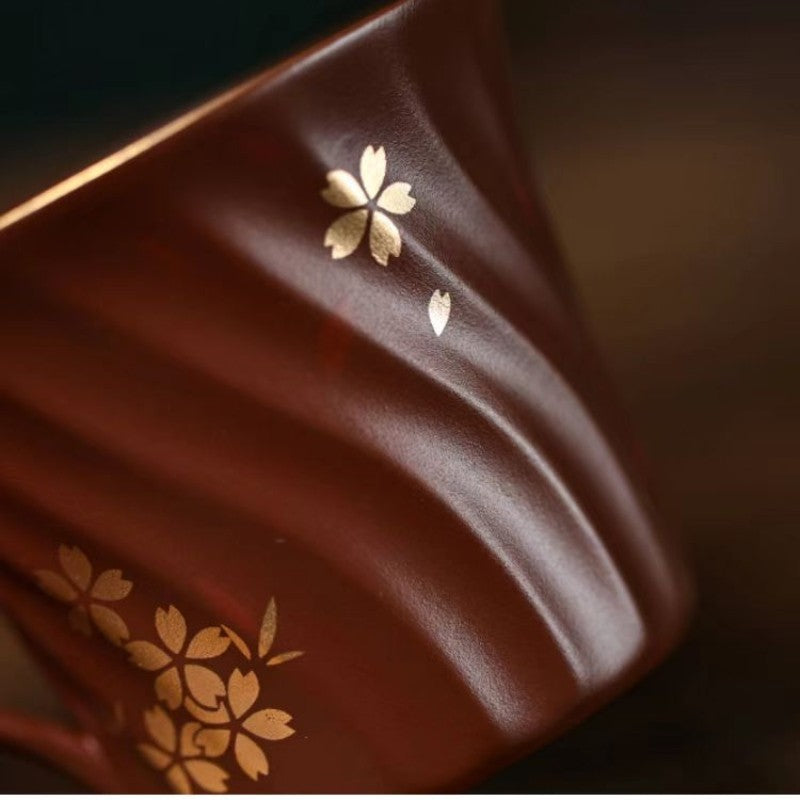 original ore real yixing zisha teacup with handle boutique master cup office cup