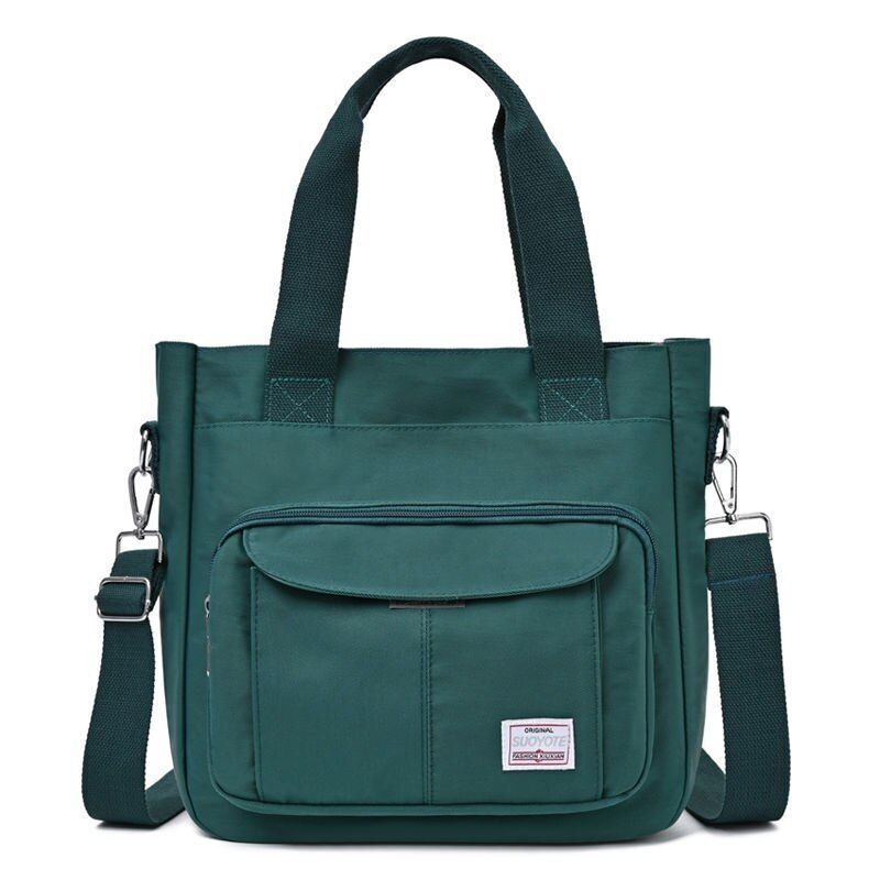 Canvas Bag High-capacity Nylon Messenger Purse Handbag Polyester Shoulder Pouch