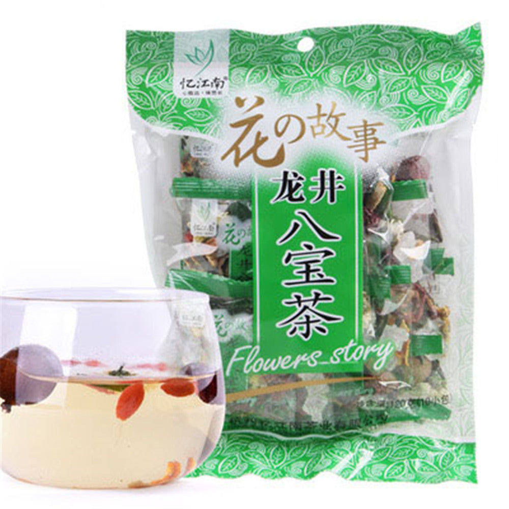 120g Red Date Longan Long Jing Tea Eight Treasure Tea Ba Bao Cha Chinese Herbal