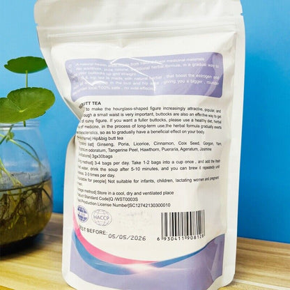 Hip Big Butt Tea Enhancement Buttock Firming Abundant Supplements Herbal Tea