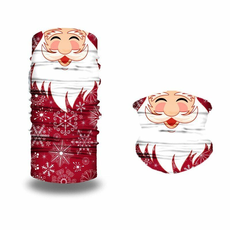 Unisex Printed Neck Gaiter Balaclava Bandana Multifunctional Outdoor Headwear