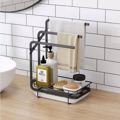 Small Object Storage Rack for Kitchen Supplies