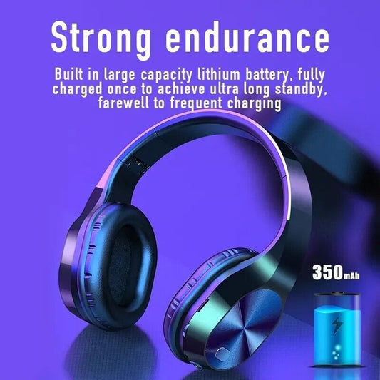 Audifonos Bluetooth LED inalambricos Auriculares Para TV Juegos PC Gamer Gaming