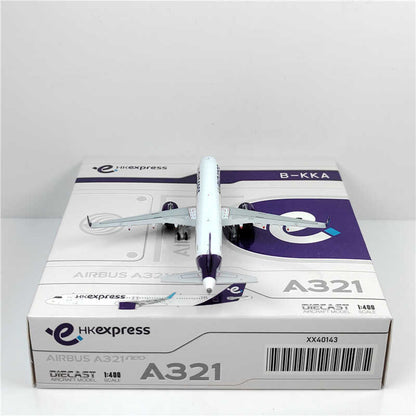 1:400 JC Wings HKEXPRESS AIRBUS A321neo Passenger Airplane Diecast Model