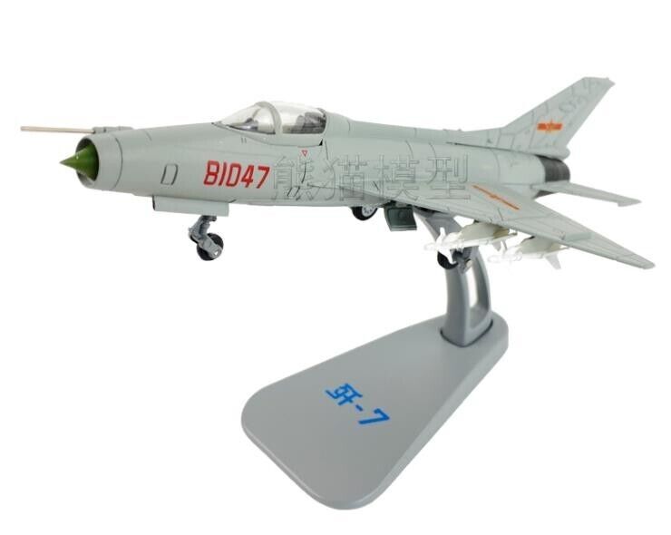 1:72 19CM J-7 Fighter Jet Airplane Diecast Military Aircraft Plane Model