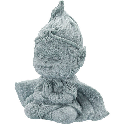 Black Myth-wukong Monkey King China Artware Sunwukong Statue With Stick Tea Pet