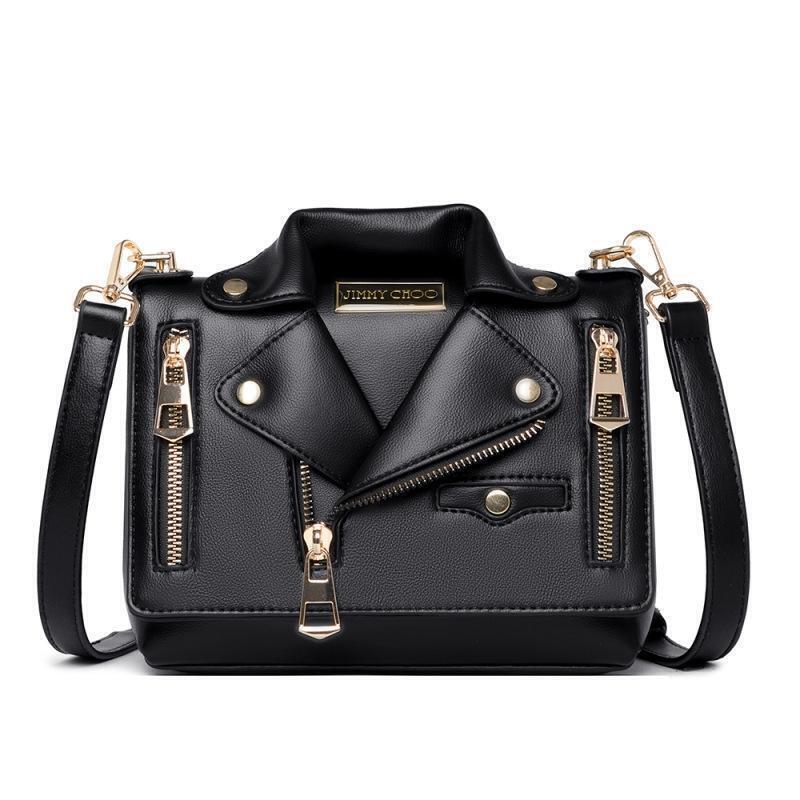 Leather Bags WomenShoulder Zipper Jacket Bag Bag Women Handbag