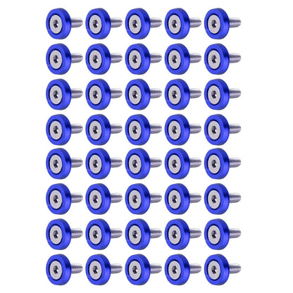 40PCS Washer+40PCS Nuts Fender Bumper Washer Bolt Engine Bay Dress Up Kit