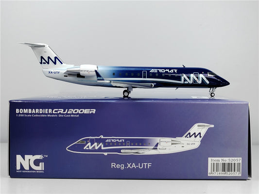 1:200 NG Model mexican airlines BOMBARDIER CRJ-200ER Airplane Diecast Model
