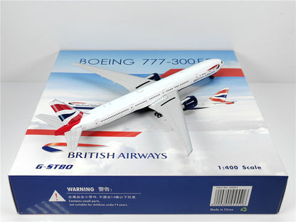 1:400 Phoenix BRITISH AIRWAYS BOEING B777-300ER Airplane Diecast Aircraft Model