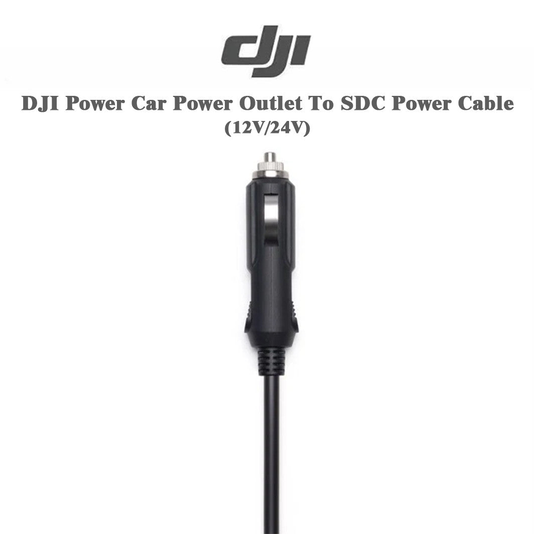 DJI Power Car Power Outlet to SDC Power Cable (12V/24V) For Power 2000/1000/500
