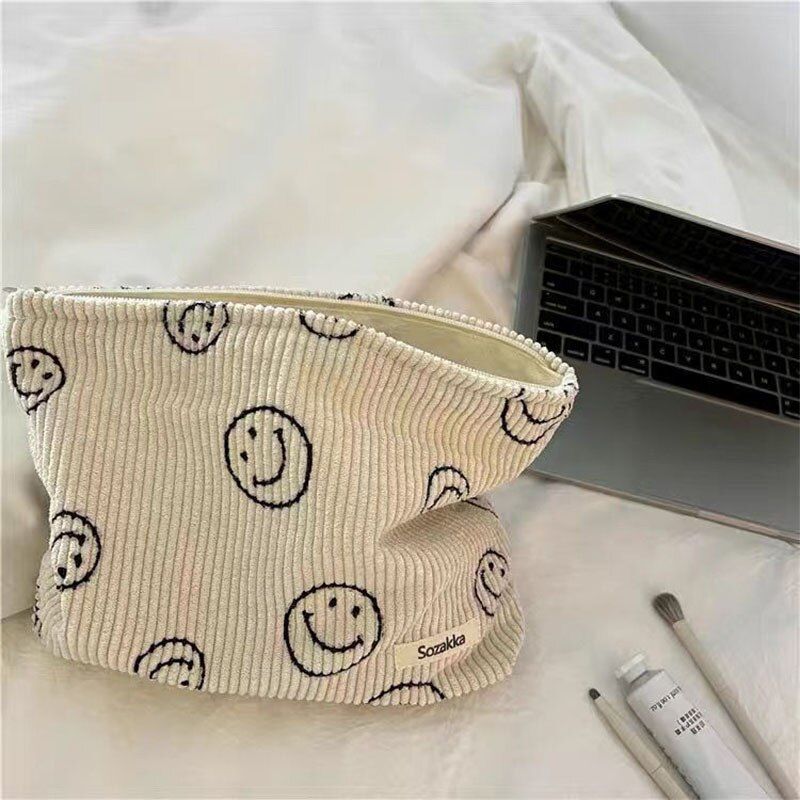 Cosmetic Bag Women Handbags Purses Makeup Organizer Storage Pencil Case Bags 1PC