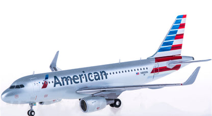 1:200 Herpa American AIRBUS A319 Passenger Airplane ABS Plastic Aircraft Model