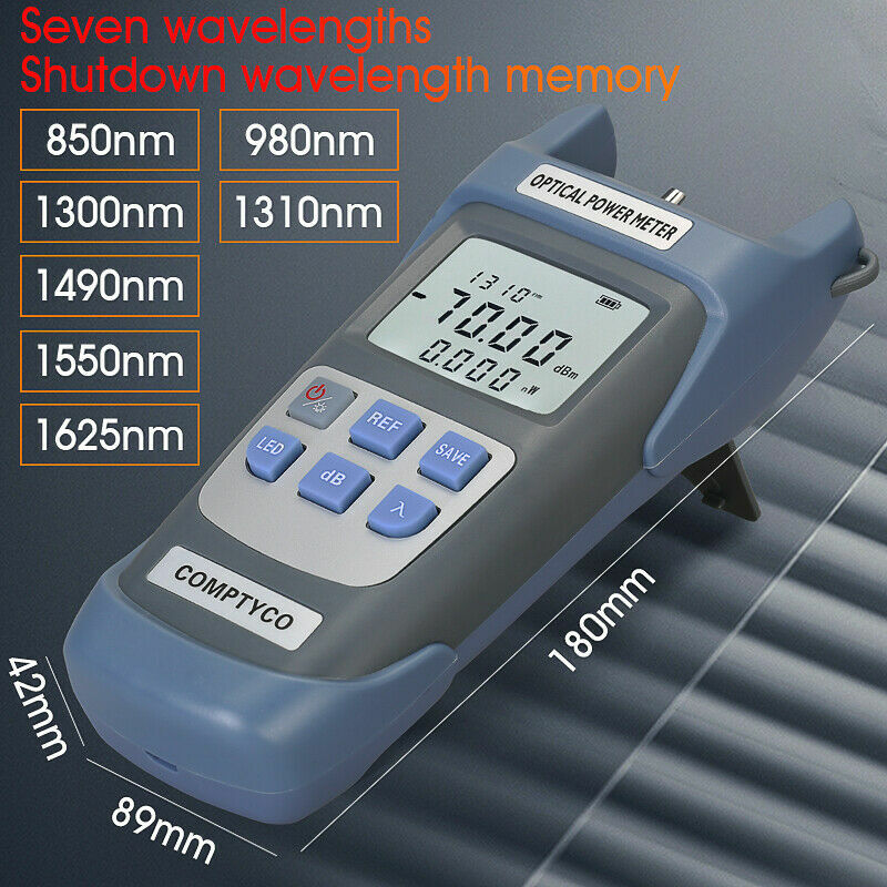 FTTH Fiber Optical Power Meter AUA-G710A Tester -70dBm~+10dBm SC/FC Connector