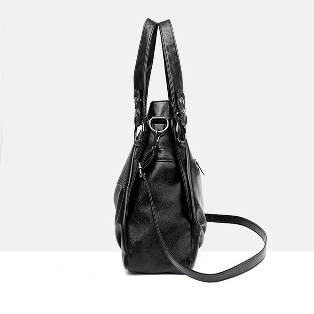 Soft Leather Handbags Women Tote Bag Ladies Large Shoulder Crossbody Handbag*CA