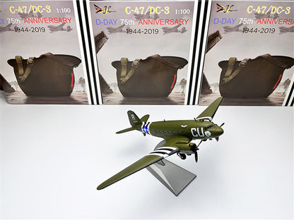 WWII USA C-47 CU 1/100 diecast plane model aircraft