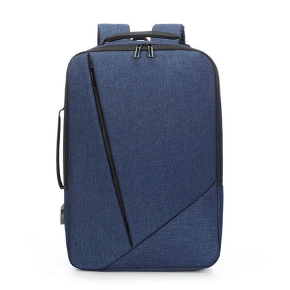 Men's Backpack USB Charging Man Multifunctional Oxford Cloth Bag Laptop Bag