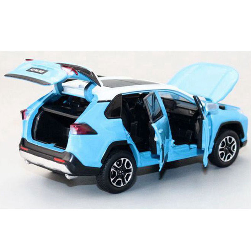 1/32 RAV4 Model Toy Car Alloy Metal Diecast Toy Vehicle Boys Toys for Kids Gifts