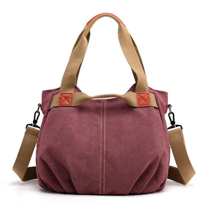 Canvas Hobos Bag Handbags Large Leisure Shoulder Bags for Travel Weekend Outdoor