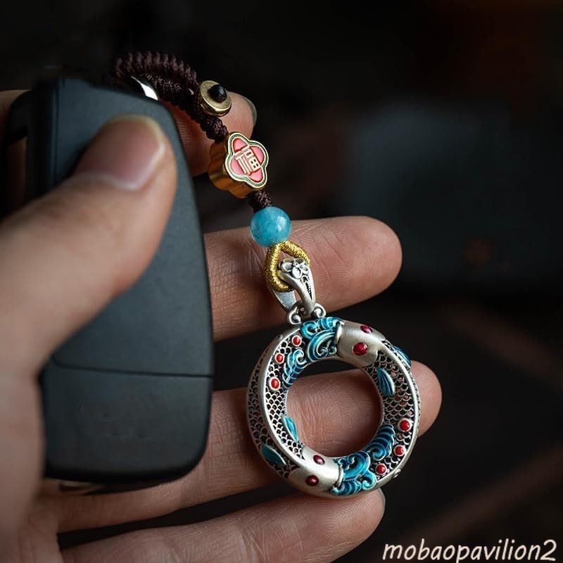 New Good Luck Keychain Feng Shui Amulet Luck Car Keychain
