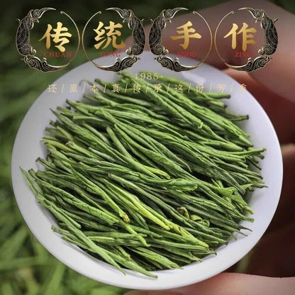 2023 New Green China Tea Anji White Chinese Organic Health Anji Bai Cha 100g