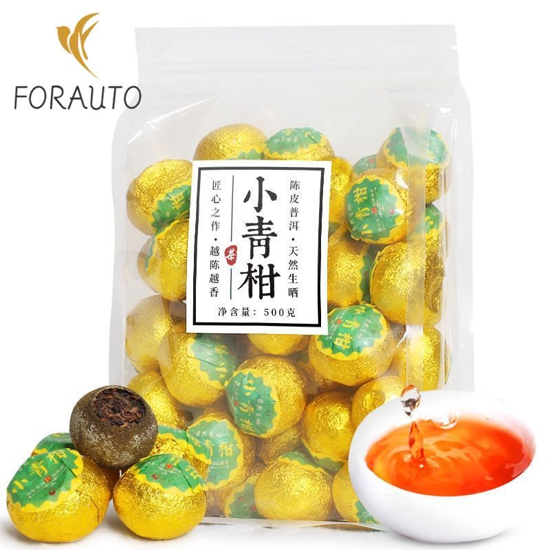 500G Small Green Mandarin Orange Dried Orange Peel Pu'er Tea Branch Tea New Tea -
