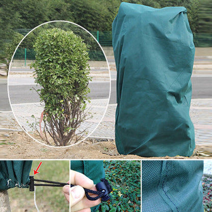 Green Warm Plant Cover Tree Shrub Frost Winter Protection Bag Jacket Yard Garden