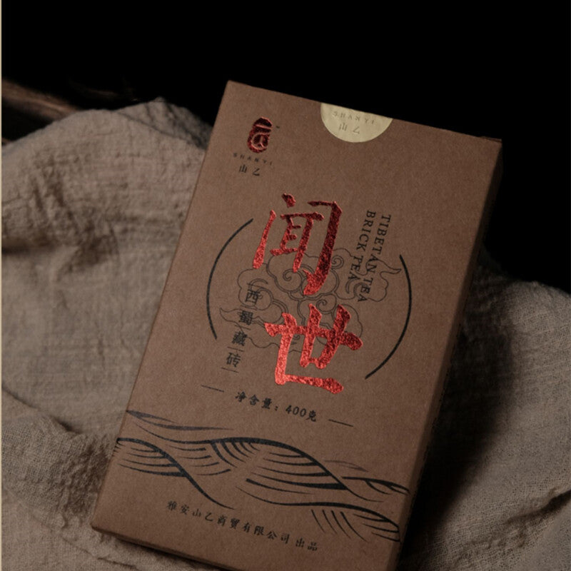 400g Tibetan Tea Brick Dark Tea Yaan Famous Top Grade Tea High Mountain Tree Tea