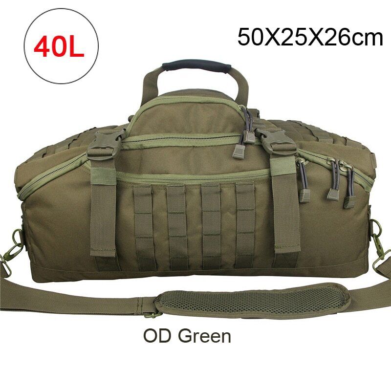 Travel Duffel Bag Tactical Backpack Strap Weekender Bag Men Women Gym Bags