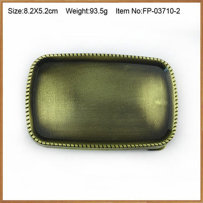 Men's Belts Buckle Zinc Alloy 4cm Width Loop Rectangle Jeans Fashion Accessories