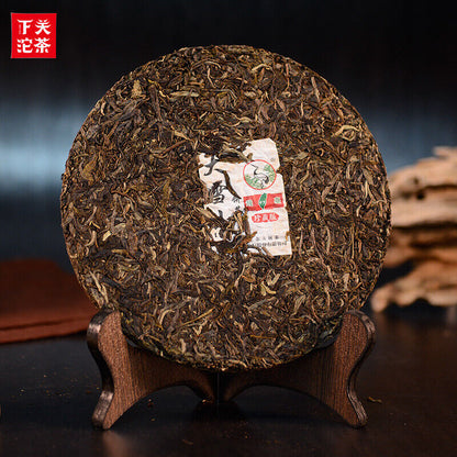 2017 Xiaguan FT Collection Big Snow Mountain Discus Puer Pu'er Raw Tea Cake 357g