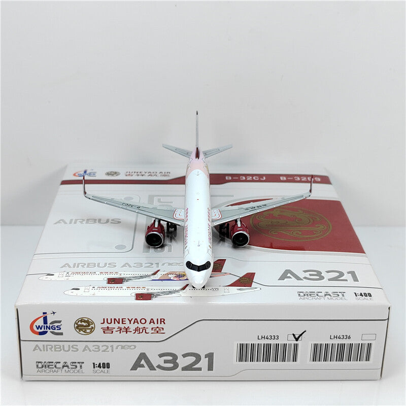 1:400 JC Wings JUNEYAOAIR AIRBUS A321neo Passenger Airplane Diecast Model