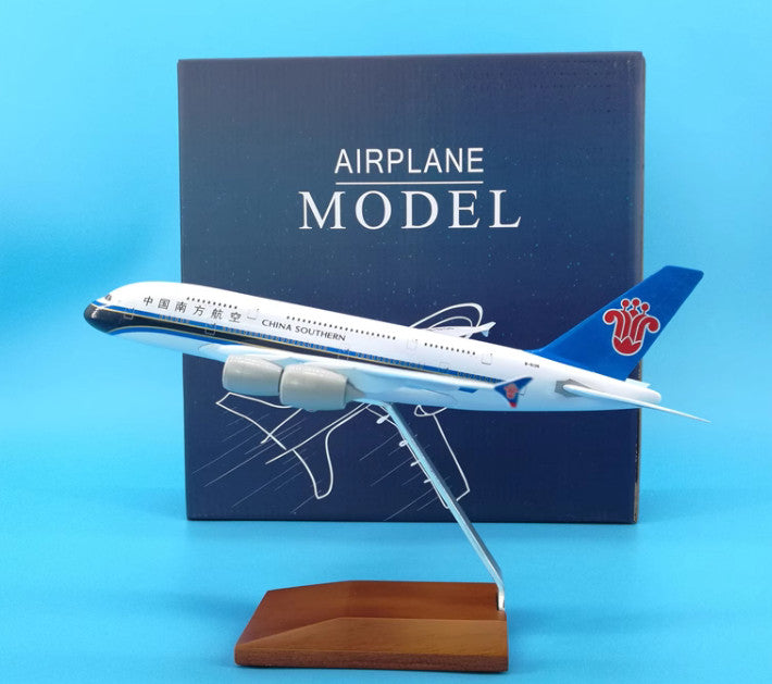 30CM CHINA SOUTHERN AIRBUS A380 Passenger Plane Aircraft Diecast Airplane Model