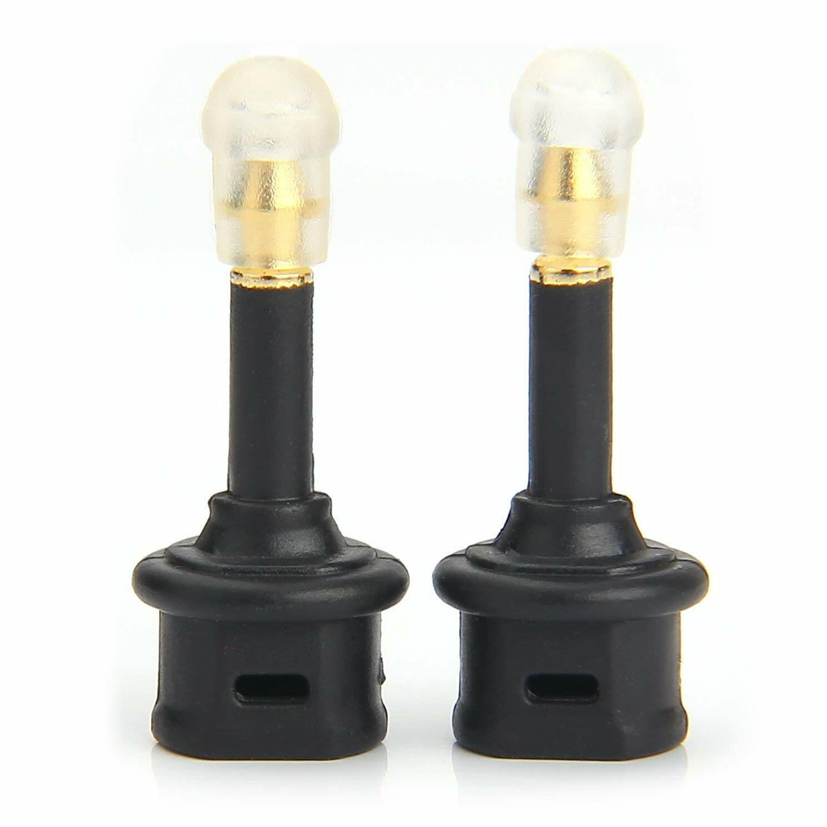 2 Pack Optical Toslink to 3.5mm Jack (Mini Toslink) Adapter Plugs Digital Audio
