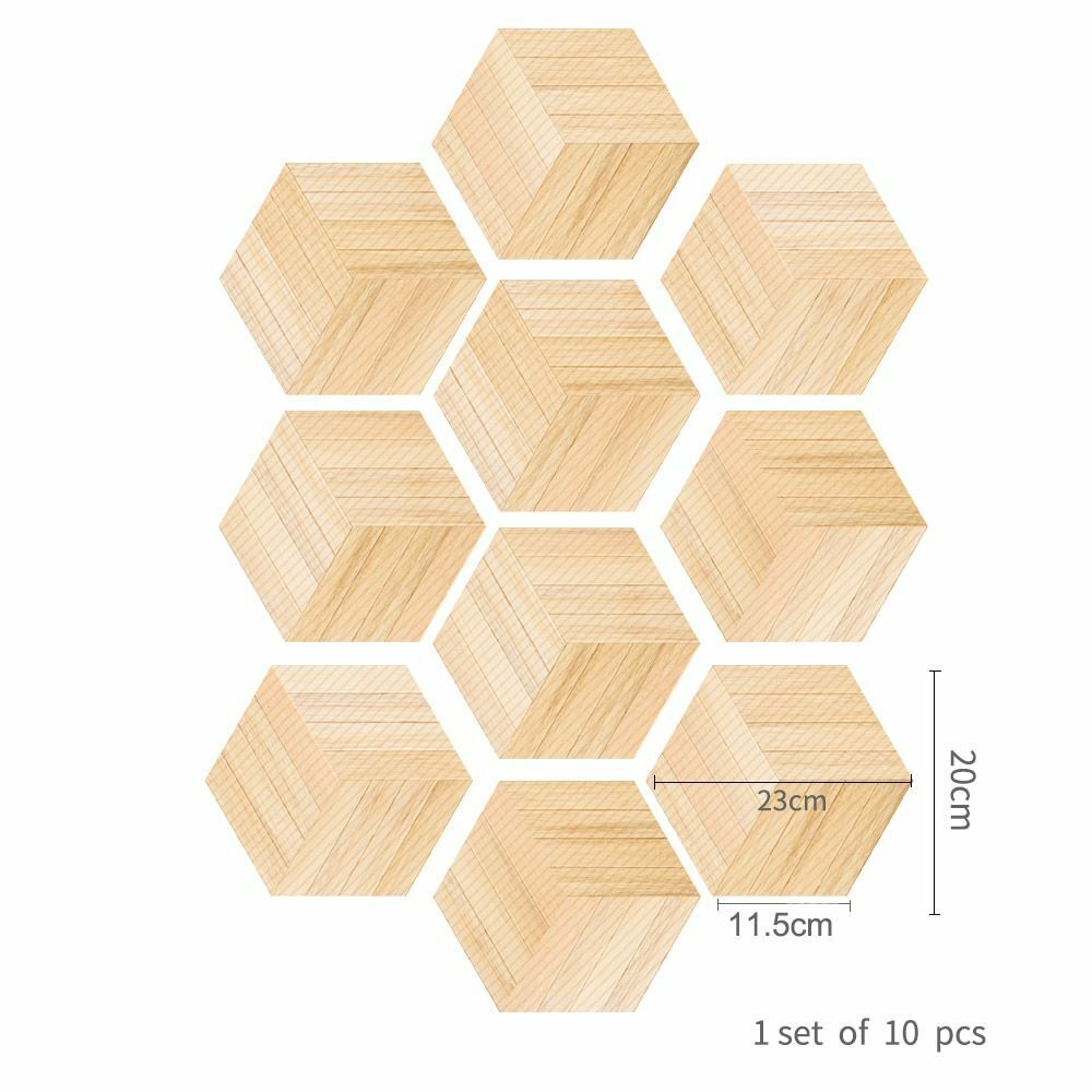 Floor Wall Stickers Tile Anti-Slip Self-Adhesive Waterproof Bathroom Kitchen PVC