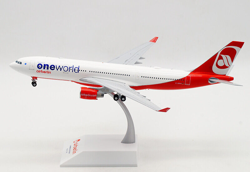 1:200 30CM JC WINGS Airberlin one world A330-200 Passenger Plane Diecast Model