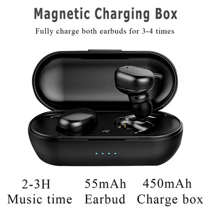 2 Headphone TWS Wireless Bluetooth 5.0 Headset Earbuds For Smart Phone Universal