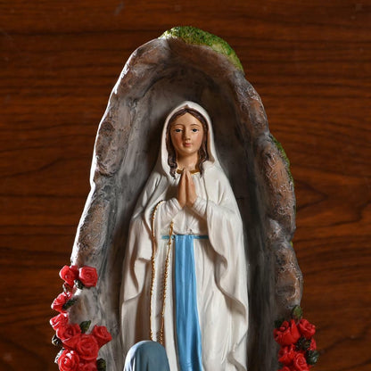 Rare Virgin Mary Statue Christian Gift Xmas Display Decoration Ornaments, Lovely