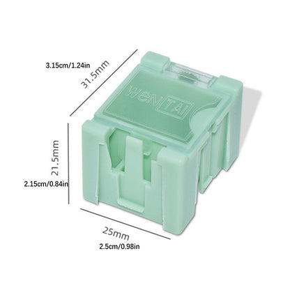 5Pack MD SMT Electronic Component Container Case Auto Lock Mini Storage Boxes d