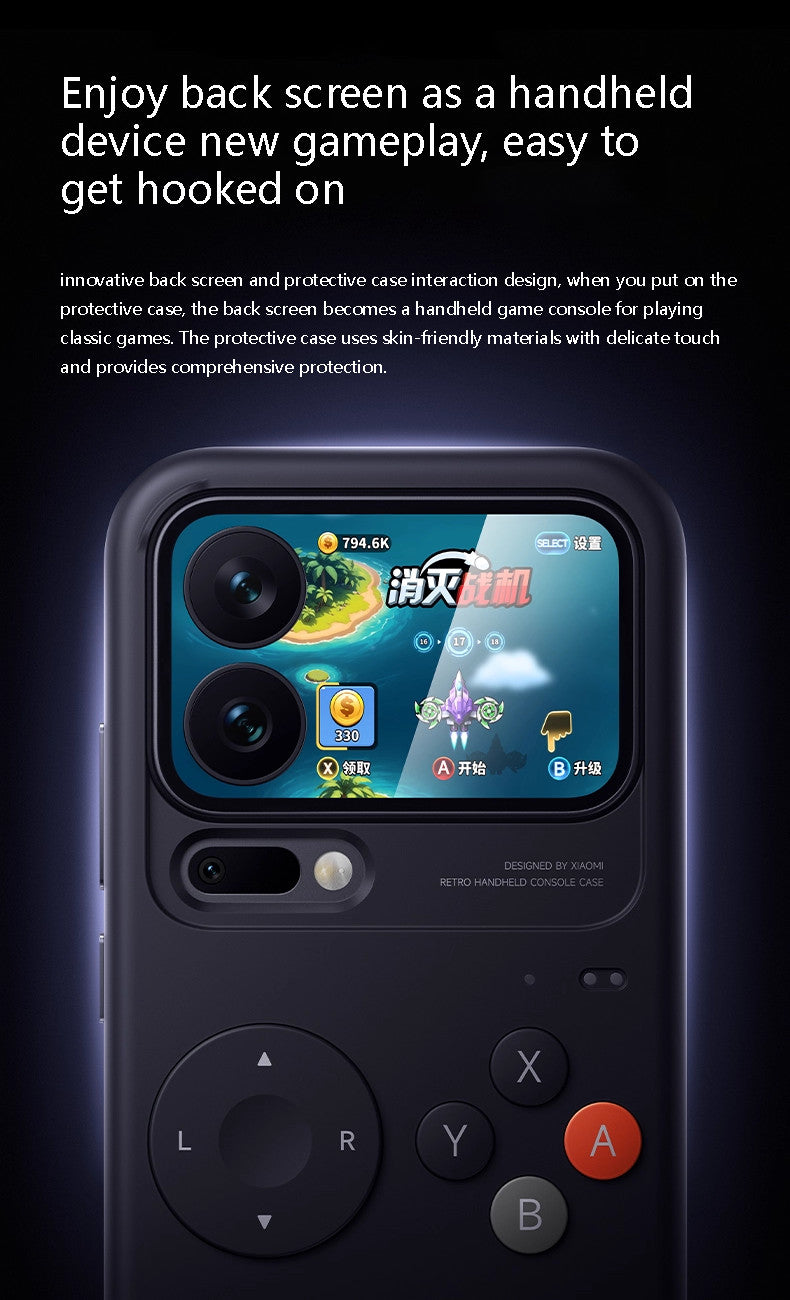 Xiaomi Mi 17 Pro/Max Retro Game Case 2025 - w/ Built-in Games