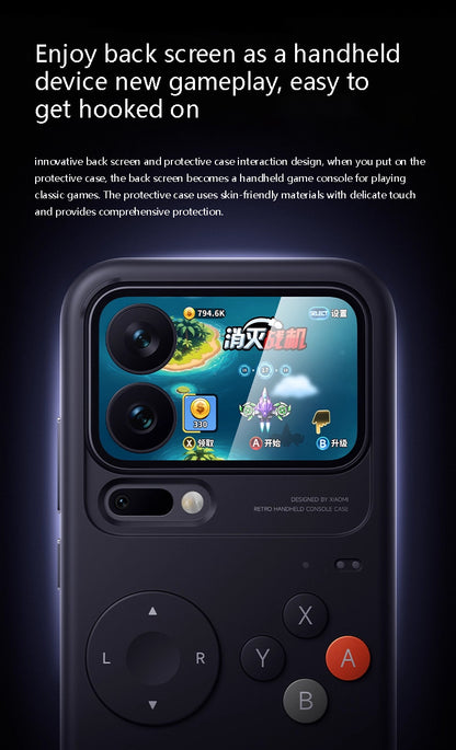 Xiaomi Mi 17 Pro/Max Retro Game Case 2025 - w/ Built-in Games