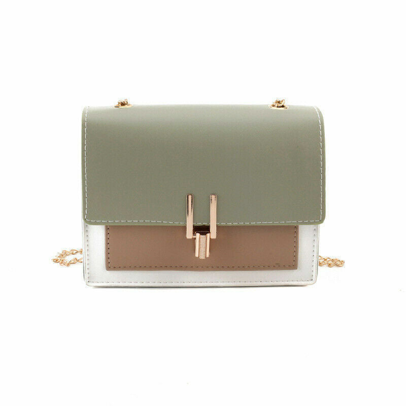 Square Bag Women's Handbag PU Leather Chain Mobile Phone Shoulder Bags