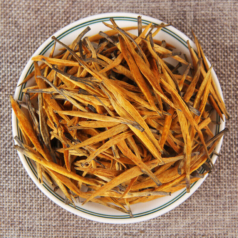 Supreme Yunnan Gold Needle Dian Hong Golden Tip Dianhong Black Tea 250g