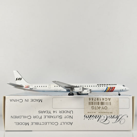 1:400 Aeroclassics SAS Douglas DC-8-63 OY-KTG Passenger Plane Diecast Model