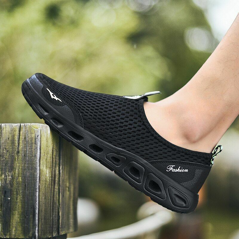 Summer Water Shoes Beach Mesh Quick Dry Breathable River Swimming Slip-on 35-48