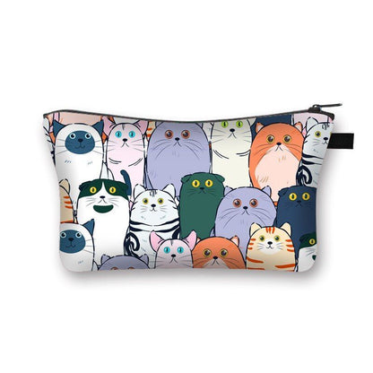 Cosmetic Bag Cartoon Toiletries Purse Small Clutch Makeup Handbag 13*15*21CM 1PC