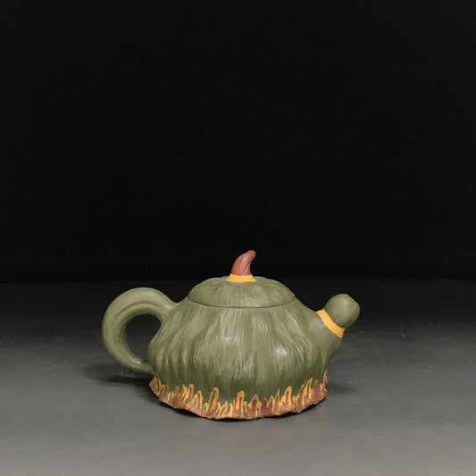 Chinese Yixing Zisha Clay Handmade Exquisite Teapot （：莲子 底款：王镇学）