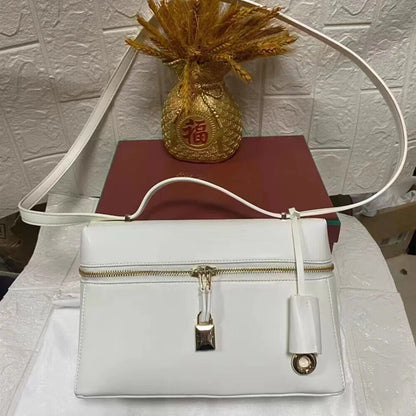 Box Bags Ladies Women Cowhide Shoulder Bag Fashion Crossbody Bag