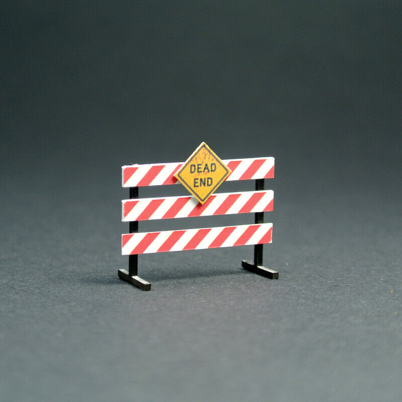 1/64 Road Work Construction Warning Sign Model Parking Scene Props Model