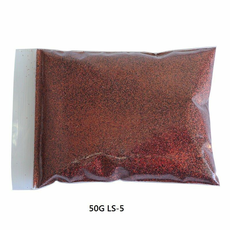50G/Bag Holographic Glitter Nail Art Decoration Powder Pigment Laser Dust Sequin